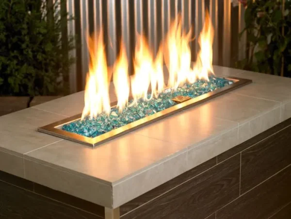 1/2 inch azuria fire glass