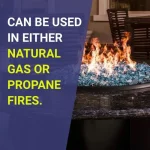 1/2 inch azuria reflective fire glass 1/2 inch azuria reflective fire glass