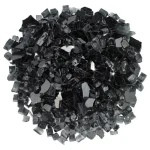 1/2 inch black reflective fire glass 1/2 inch black reflective fire glass