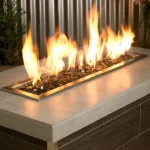 1/2 Inch Bronze Fire Glass 1/2 Inch Bronze Fire Glass