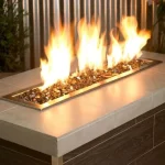 1/2" Bronze Reflective Fire Glass 1/2" Bronze Reflective Fire Glass