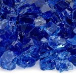 classic fire glass 1/2 inch cobalt blue classic fire glass 1/2 inch cobalt blue