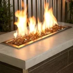 1/2 Copper Reflective Fire Glass 1/2 Copper Reflective Fire Glass