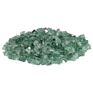 1/2 inch evergreen reflective fire glass​