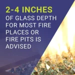 1/2 inch evergreen reflective fire glass 1/2 inch evergreen reflective fire glass