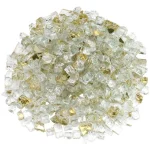 1/2 Inch Gold Reflective Fire Glass 1/2 Inch Gold Reflective Fire Glass
