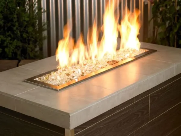 1/2 Inch Gold Reflective Fire Glass