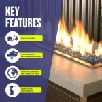 1/2 inch pacific blue fire glass 1/2 inch pacific blue fire glass