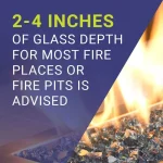 1/2 inch pacific blue reflective fire glass 1/2 inch pacific blue reflective fire glass