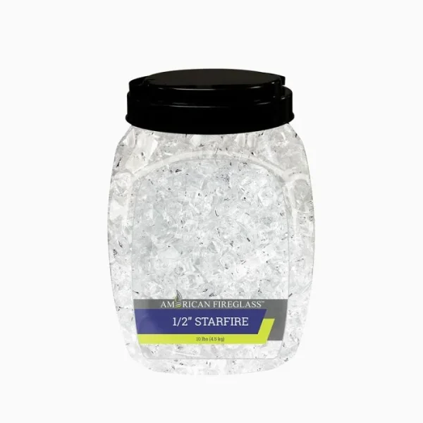 Classic Fire Glass 1/2 Inch Clear