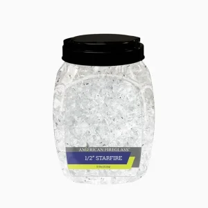 1/2 Inch Starfire Fire Glass