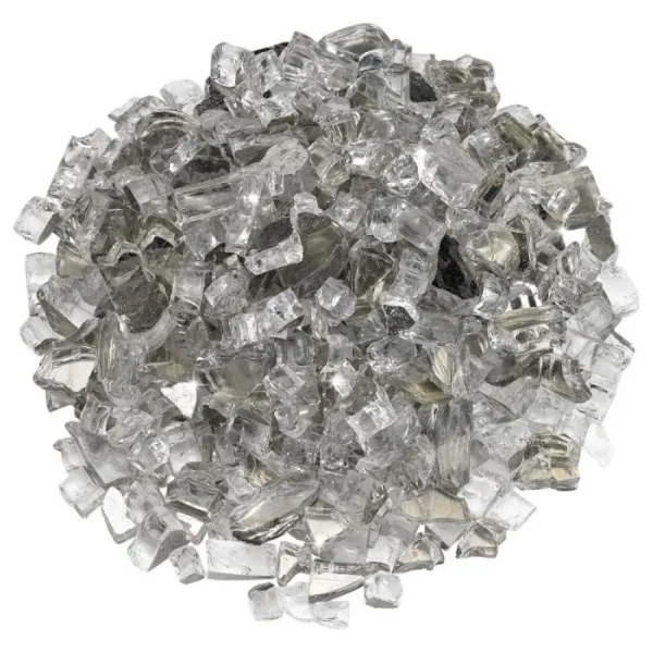 1/2 Inch Starfire Reflective Fire Glass 1/2 Inch Starfire Reflective Fire Glass