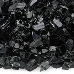 Classic Fire Glass 1/4 Inch Black Classic Fire Glass 1/4 Inch Black