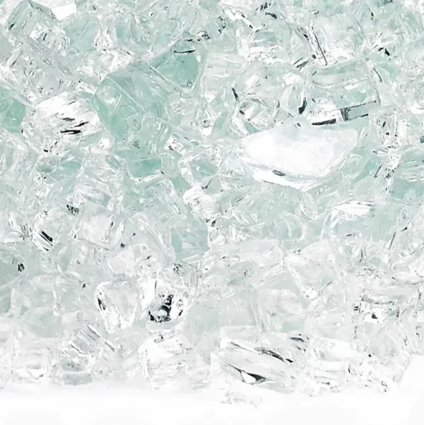 classic fire glass 1/4 inch clear