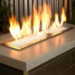 classic fire glass 1/4 inch clear classic fire glass 1/4 inch clear