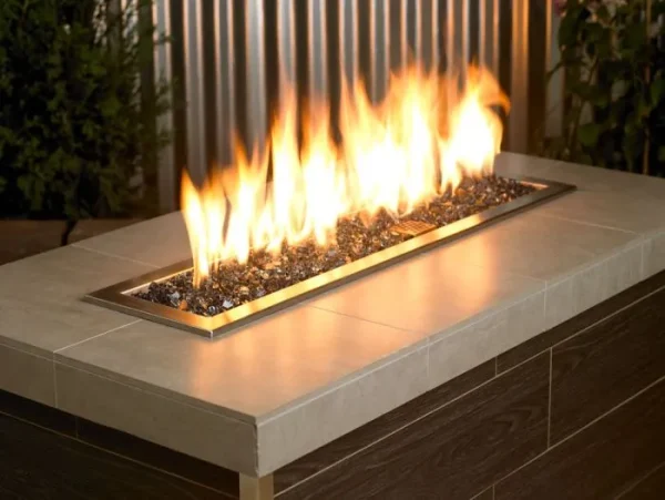 1/4 Inch Gray Fire Glass