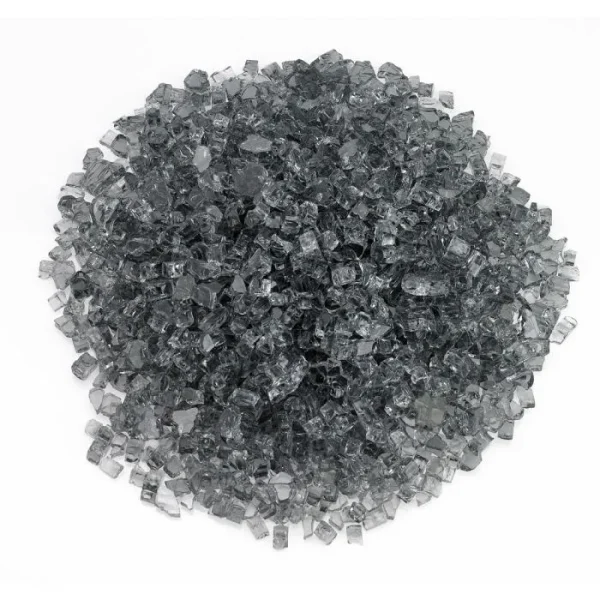 1/4 Inch Gray Fire Glass 1/4 Inch Gray Fire Glass