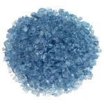 1/4 inch pacific blue fire glass​