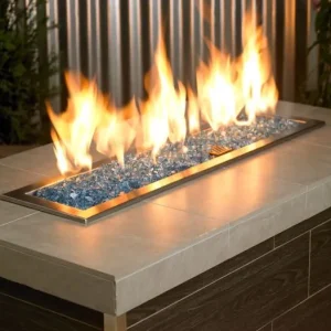1/4 inch pacific blue fire glass​