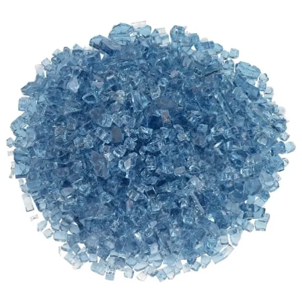 1/4 inch pacific blue fire glass 1/4 inch pacific blue fire glass