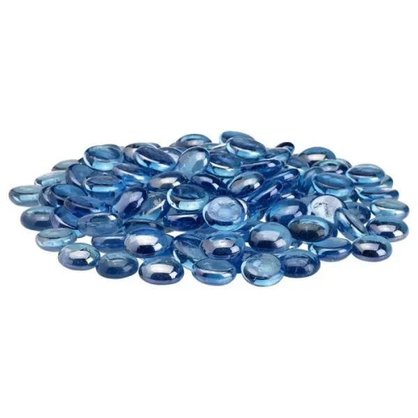 Aqua Blue Luster Fire Beads - fire glass