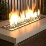 Aqua Blue Luster Fire Beads - fire glass Aqua Blue Luster Fire Beads - fire glass