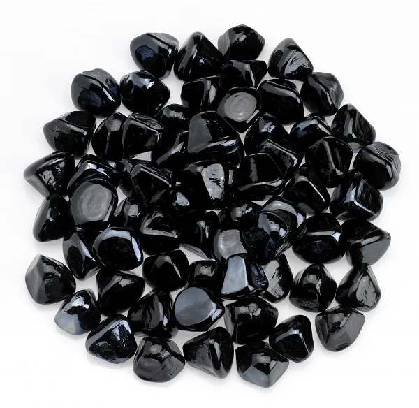 Black Zircon Fire Glass Black Zircon Fire Glass