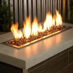 Caramel Luster Fire beads - fire glass Caramel Luster Fire beads - fire glass