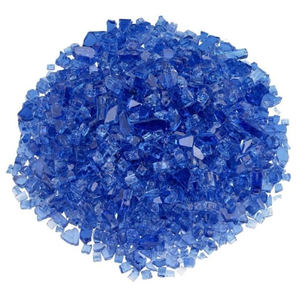 classic fire glass 1/4 inch cobalt blue classic fire glass 1/4 inch cobalt blue
