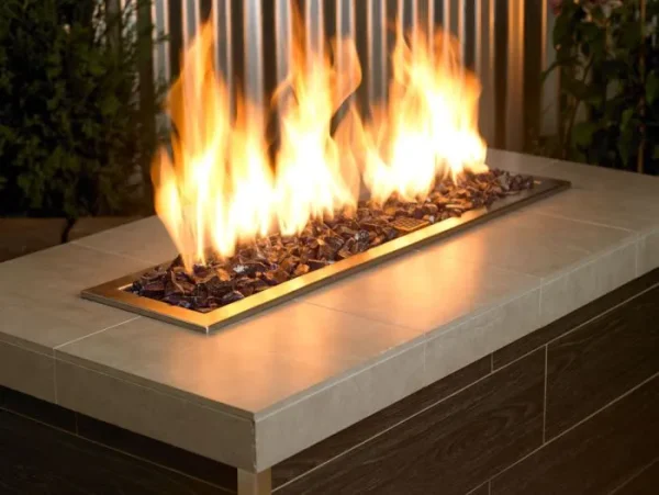 Dark Blue Fire Pit Glass – Medium