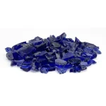 Dark Blue Fire Pit Glass – Medium Dark Blue Fire Pit Glass – Medium