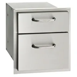 Grill Accessories - American Outdoor Grill Double Drawer