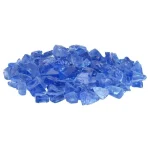 Blue Fire Pit Glass – Medium Blue Fire Pit Glass – Medium