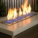 Blue Fire Pit Glass – Medium Blue Fire Pit Glass – Medium