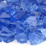 Blue Fire Pit Glass – Medium Blue Fire Pit Glass – Medium