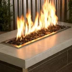 Black Onyx Glass Fire Pit – Medium Black Onyx Glass Fire Pit – Medium