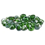 Shamrock Green Luster Zircon Fire Glass Shamrock Green Luster Zircon Fire Glass