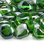 Shamrock Green Luster Zircon Fire Glass Shamrock Green Luster Zircon Fire Glass