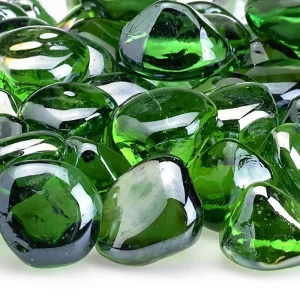 Shamrock Green Luster Zircon Fire Glass
