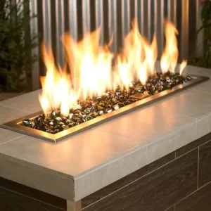 Shamrock Green Luster Zircon Fire Glass