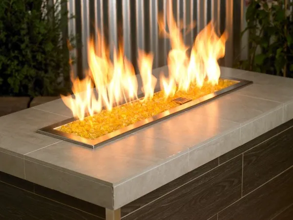 Yellow Fire Pit Glass – Small