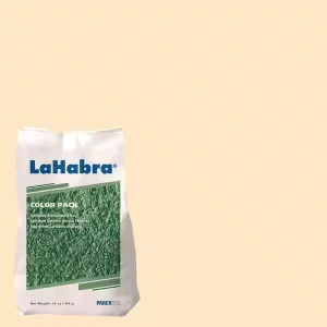 LaHabra Stucco 16 oz. Standard Color Pack - Pure Ivory