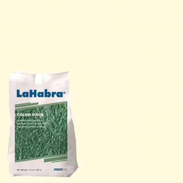 LaHabra Stucco 16 oz. Standard Color Pack - Pure Ivory