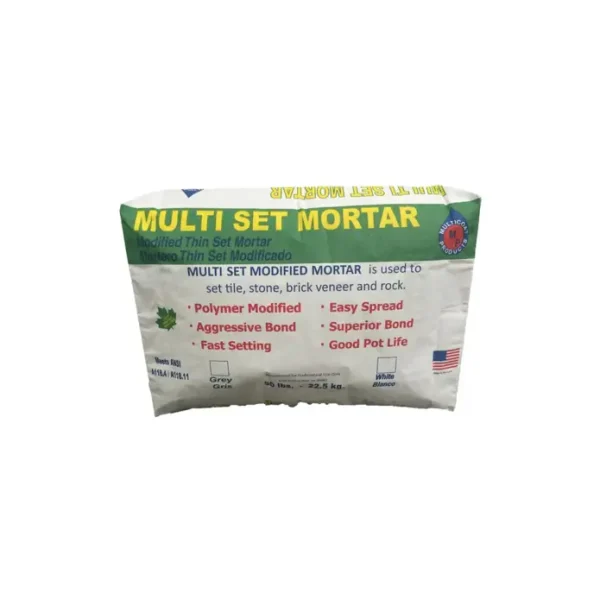 Multi_Set_Mortar Mortar | Multicoat Mid | Level Polymer Modified Thin Set Gray Mortar