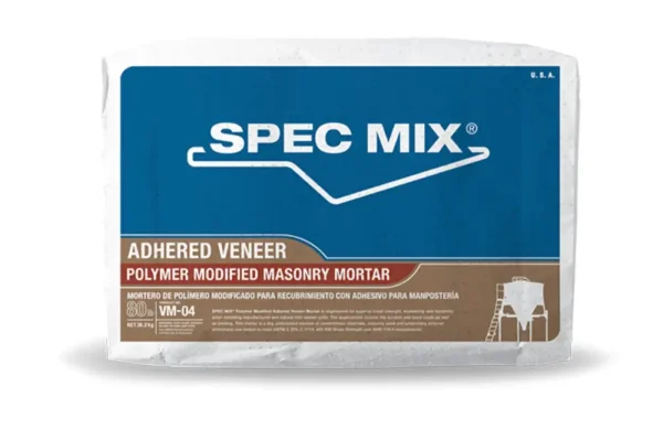 Veneer Bonding Mortar Spec Mix 94 lb. Gray Poly Modified Stone Veneer Mortar Veneer Bonding Mortar | Spec Mix 94 lb. Gray Poly Modified Stone Veneer Mortar