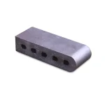 12-Inch Dark Iron Spot Bullnose Cored Brick