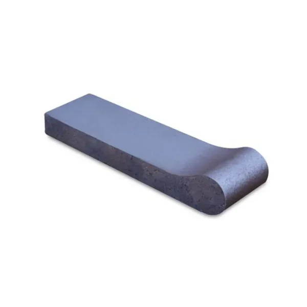 12-Inch Dark Iron Spot Safety Grip Bullnose Brick 12-Inch Dark Iron Spot Safety Grip Bullnose Brick