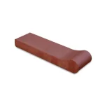 12-Inch Safety Grip Bullnose Sunset Red Brick