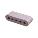 9-Inch Double Bullnose Cored Sterling Grey Brick