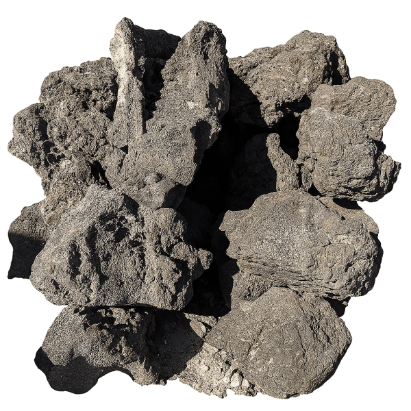 Boulders 6 - 8 Black Lava Boulder Boulders | 6"- 8" Black Lava Boulder